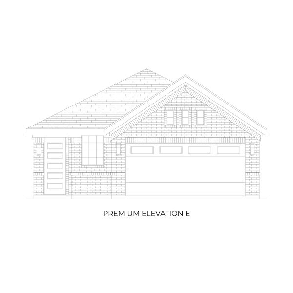 Representative rendering of the exterior for the Lincoln Select F by First Texas Homes (Image 7).