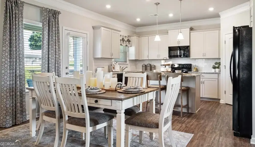 Furnished interior view inside a new home in Bryson Farms, Byron (Image 28).