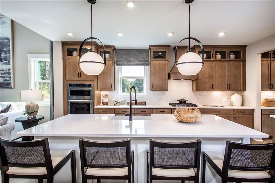 Furnished interior view inside a new home in Wisteria at GreenHouse, Marietta (Image 10).