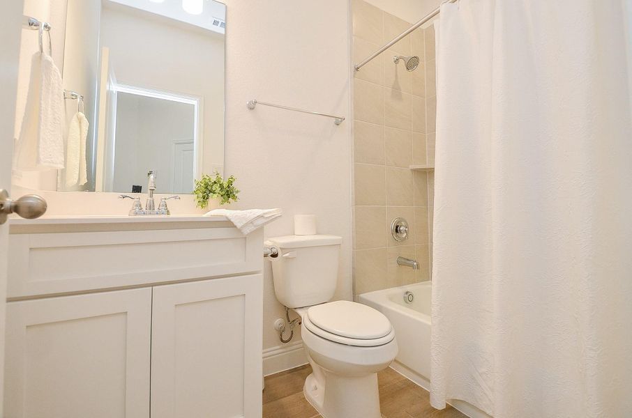 Full Bathroom #3 with tub and shower.
