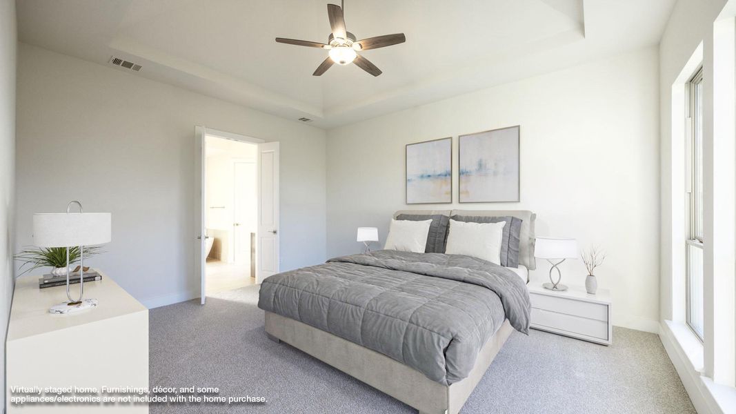Furnished interior view inside a new home in Santa Rita Ranch - Eldorado, Liberty Hill (Image 7).