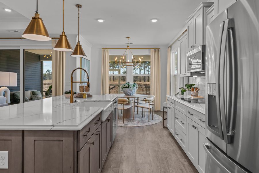 Representative furnished interior of a home built from the The Boardwalk by Chesapeake Homes in Coastal Club of the Carolinas, Calabash (Image 32).