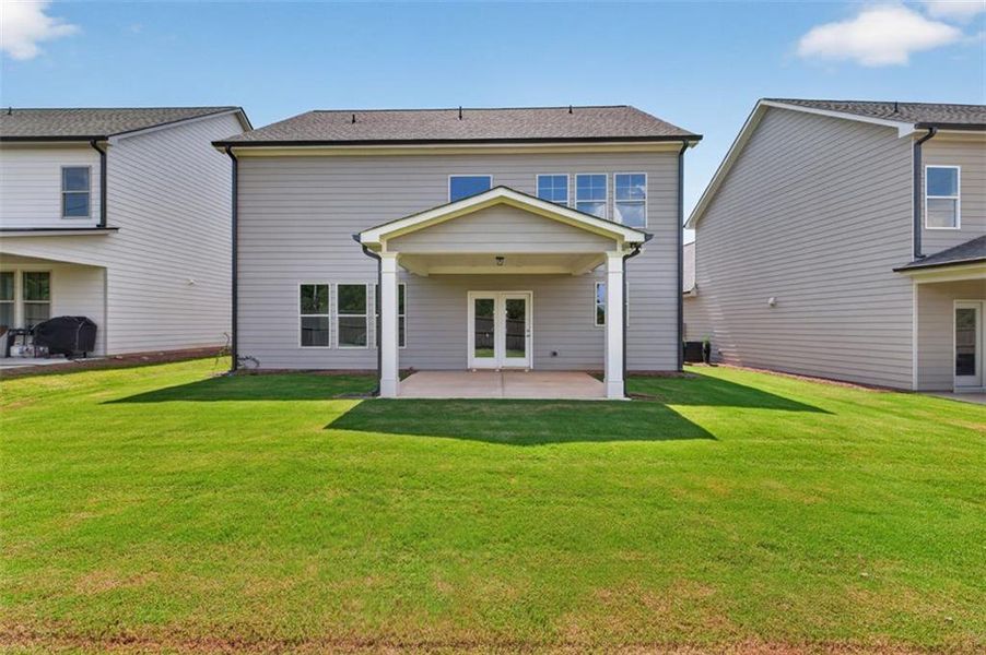 Exterior details and patio area of a home in , Buford (Image 31).