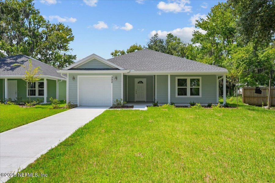 Front exterior of a new home in , Palatka, FL, highlighting curb appeal (Image 15).