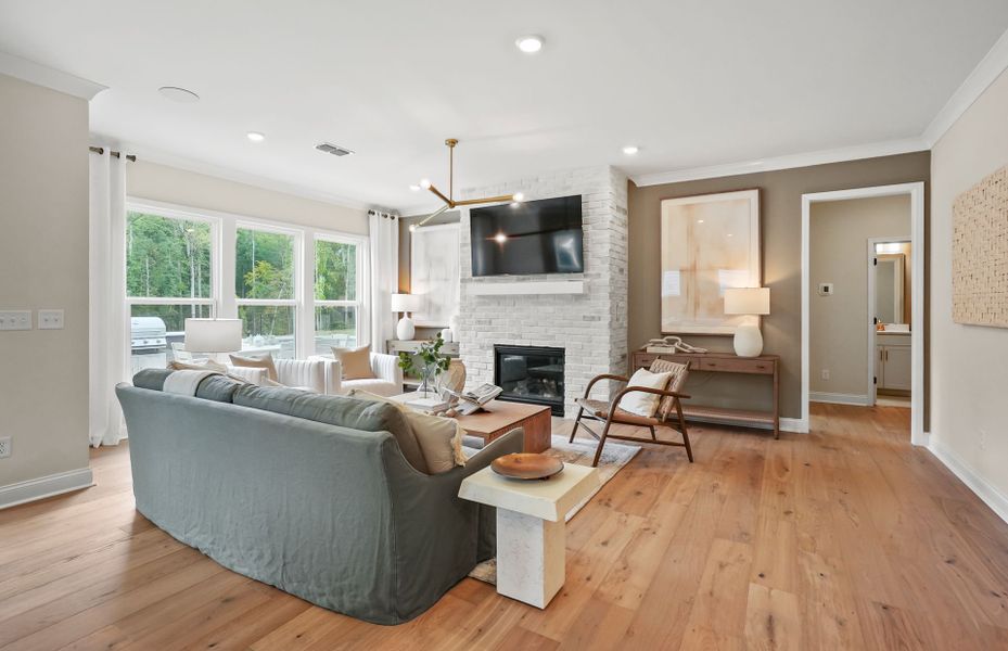 Furnished interior view inside a new home in Forest Creek, Waxhaw (Image 30). Furnished interior view inside a new home in Forest Creek, Waxhaw (Image 30).