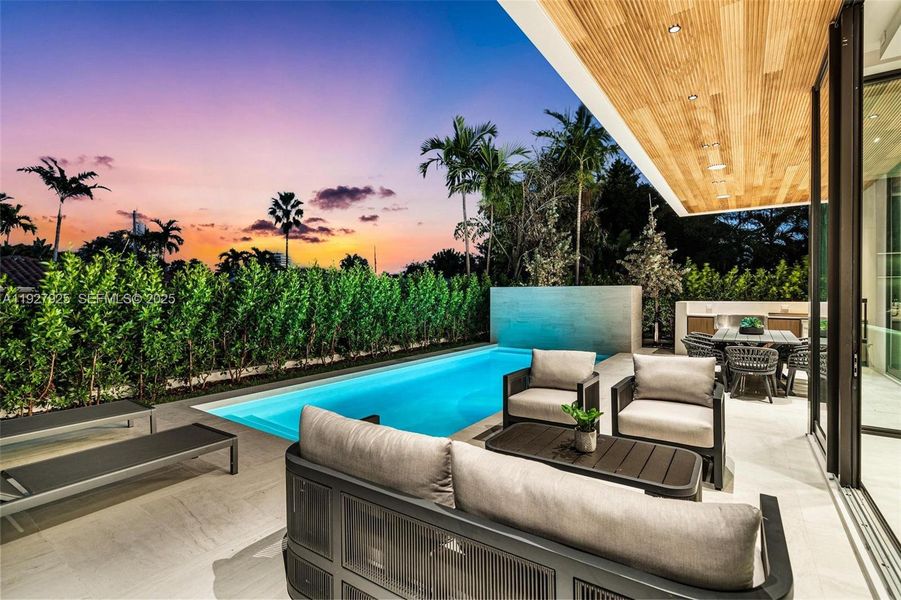 Exterior details and patio area of a home in , Surfside (Image 44). Exterior details and patio area of a home in , Surfside (Image 44).