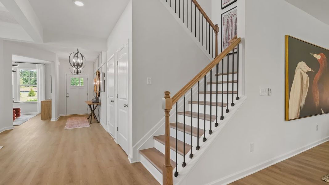 Furnished interior view inside a new home in Hamilton Lakes, Loganville (Image 10).