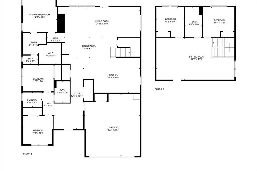 2D floor plan layout of this home in , Venus, TX (Image 5).