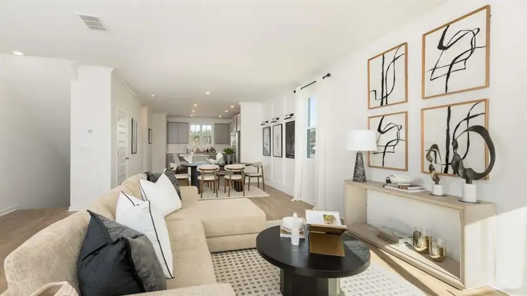 Furnished interior view inside a new home in Mableton Station, Mableton (Image 14).