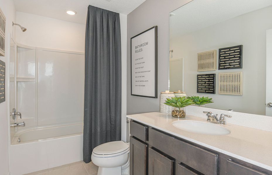 Furnished interior view inside a new home in Longmeadow at North River Ranch, Parrish (Image 15). Furnished interior view inside a new home in Longmeadow at North River Ranch, Parrish (Image 15).