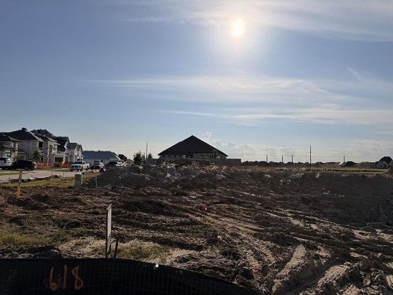 Site preparation for new homesites in Legacy, League City (Image 4).