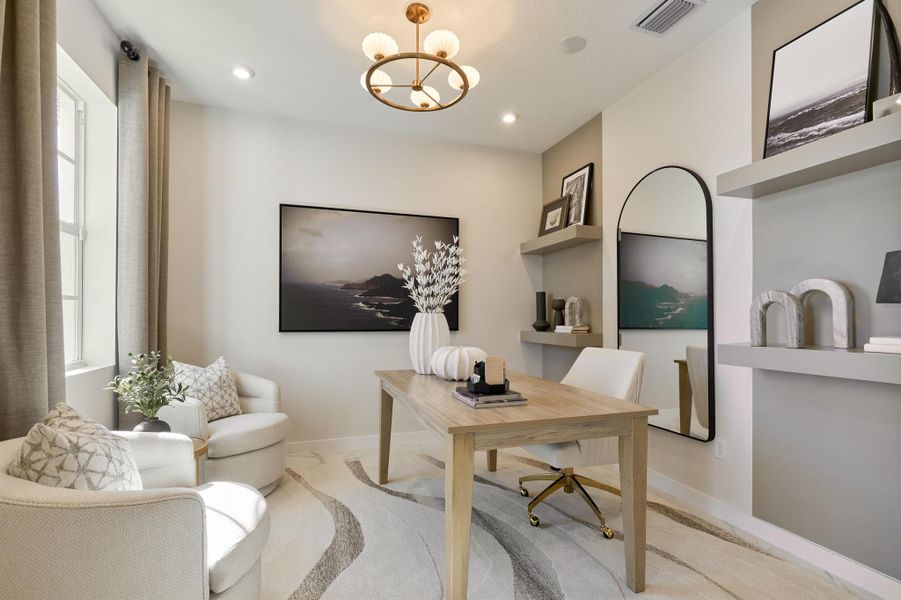 Furnished interior view inside a new home in Forest, Lake Worth (Image 11).