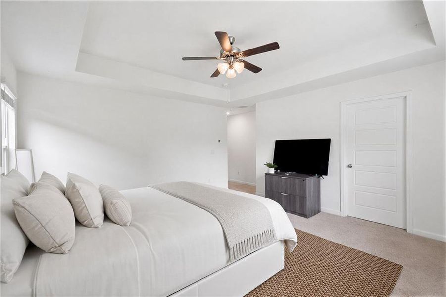 Furnished interior view inside a new home in , Lawrenceville (Image 9). Furnished interior view inside a new home in , Lawrenceville (Image 9).