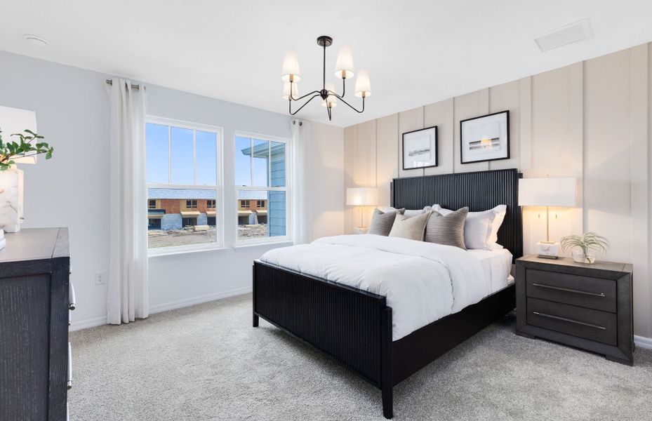 Representative furnished interior of a home built from the Marigold by Pulte Homes in Harbor Square, Palm Bay (Image 9).