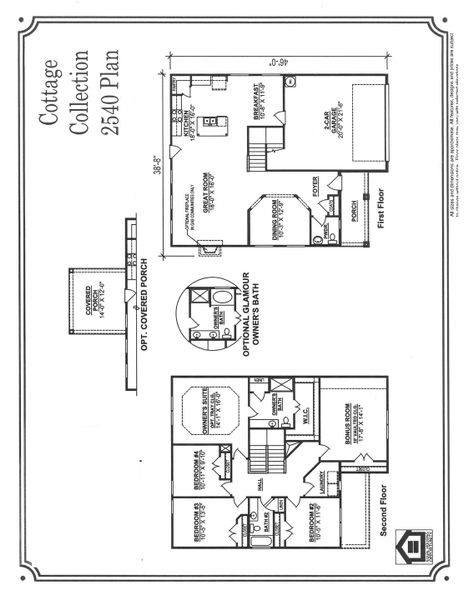 2D floor plan layout of this home in Brandon Woods, Spring Hill, TN (Image 4).