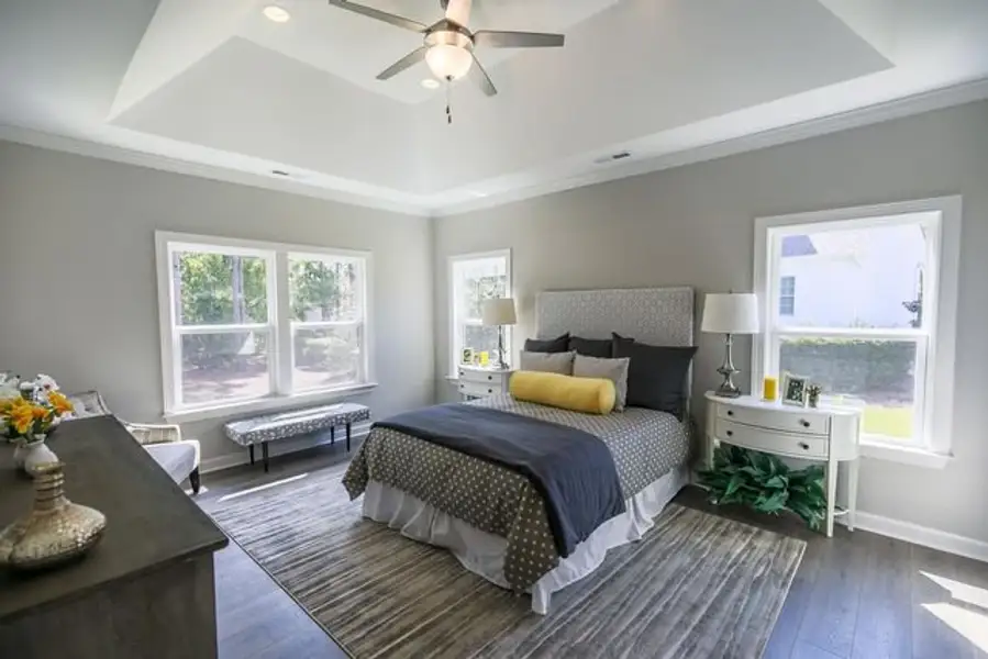 Representative furnished interior of a home built from the Langley by True Homes in Edgewater - Cottage Greens, Lancaster (Image 10).