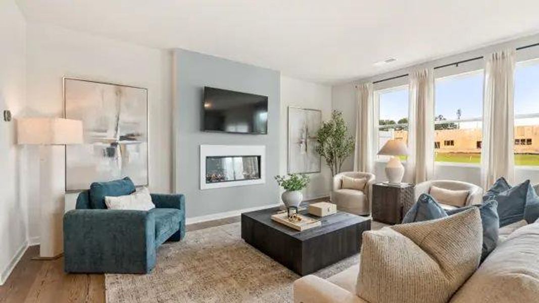 Furnished interior view inside a new home in Magnolia Square, Austell (Image 8). Furnished interior view inside a new home in Magnolia Square, Austell (Image 8).
