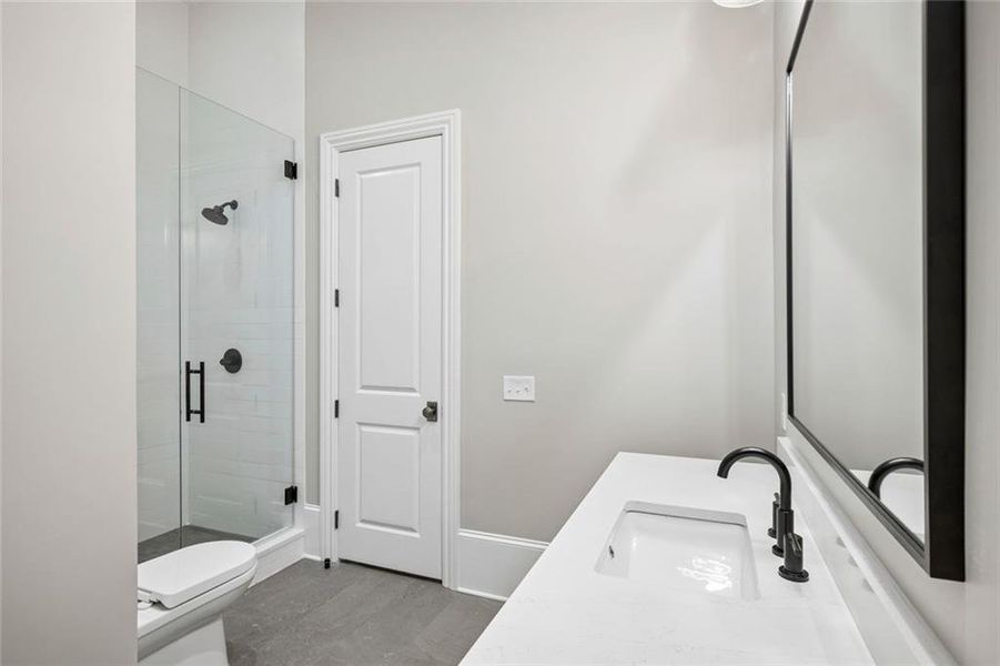 Furnished interior view inside a new home in , Atlanta (Image 11).