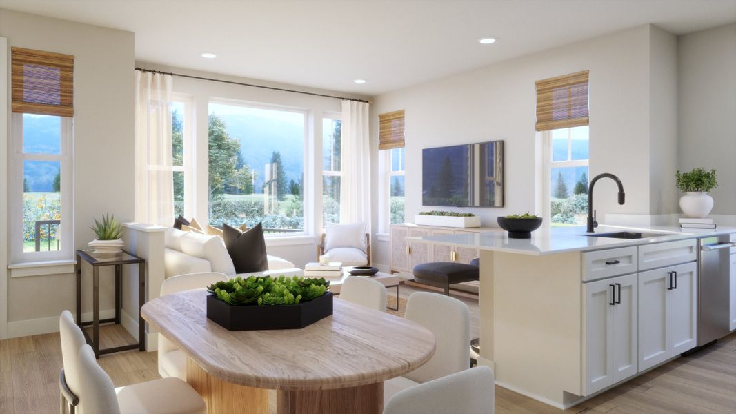 Representative furnished interior of a home built from the D by Trumark Homes in Erie Highlands, Erie (Image 3).