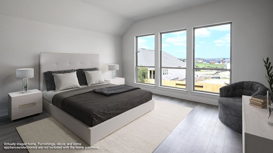 Furnished interior view inside a new home in Homestead 65', Schertz (Image 8). Furnished interior view inside a new home in Homestead 65', Schertz (Image 8).