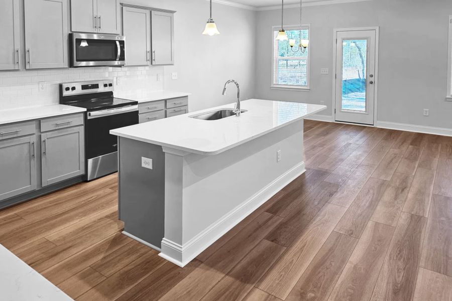 Furnished interior view inside a new home in Solserra, Shallotte (Image 7).
