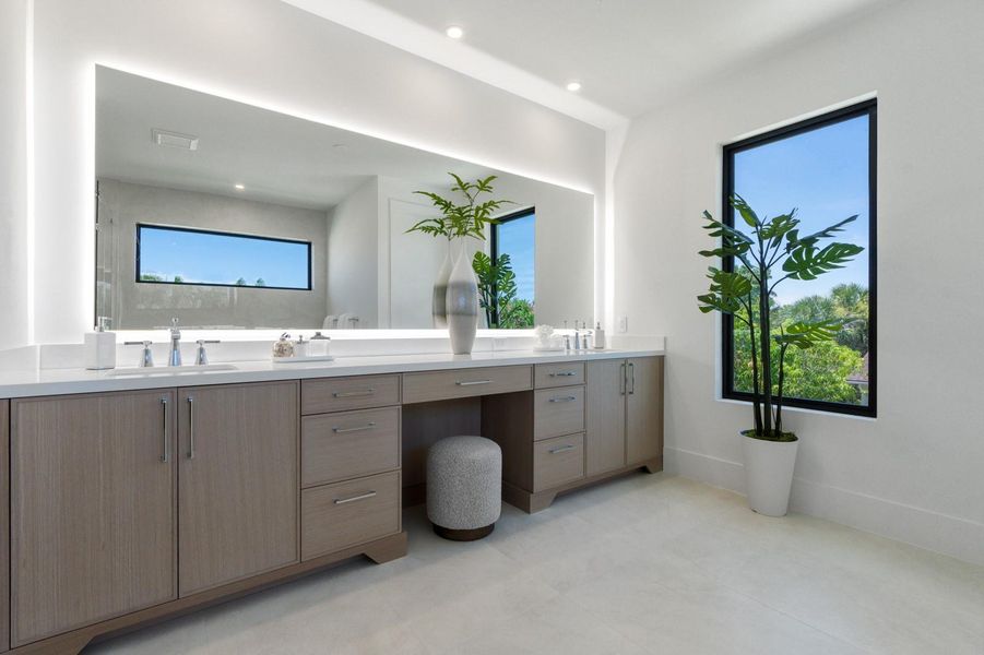 Furnished interior view inside a new home in , West Palm Beach (Image 16). Furnished interior view inside a new home in , West Palm Beach (Image 16).