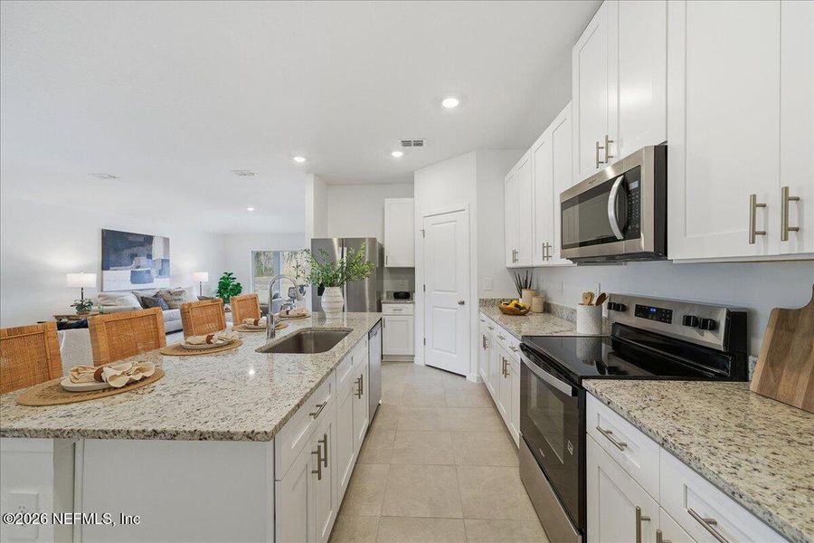Furnished interior view inside a new home in Azalea Creek, Jacksonville (Image 17).