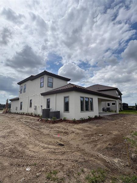 Exterior details and patio area of a home in Crosswind Ranch, Parrish (Image 3).