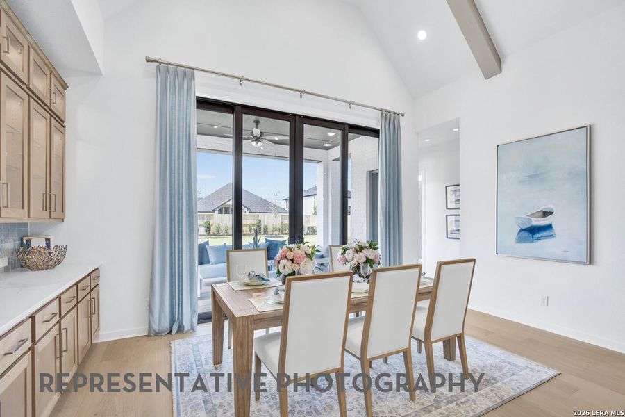 Furnished interior view inside a new home in The Ranches at Creekside, Boerne (Image 15).