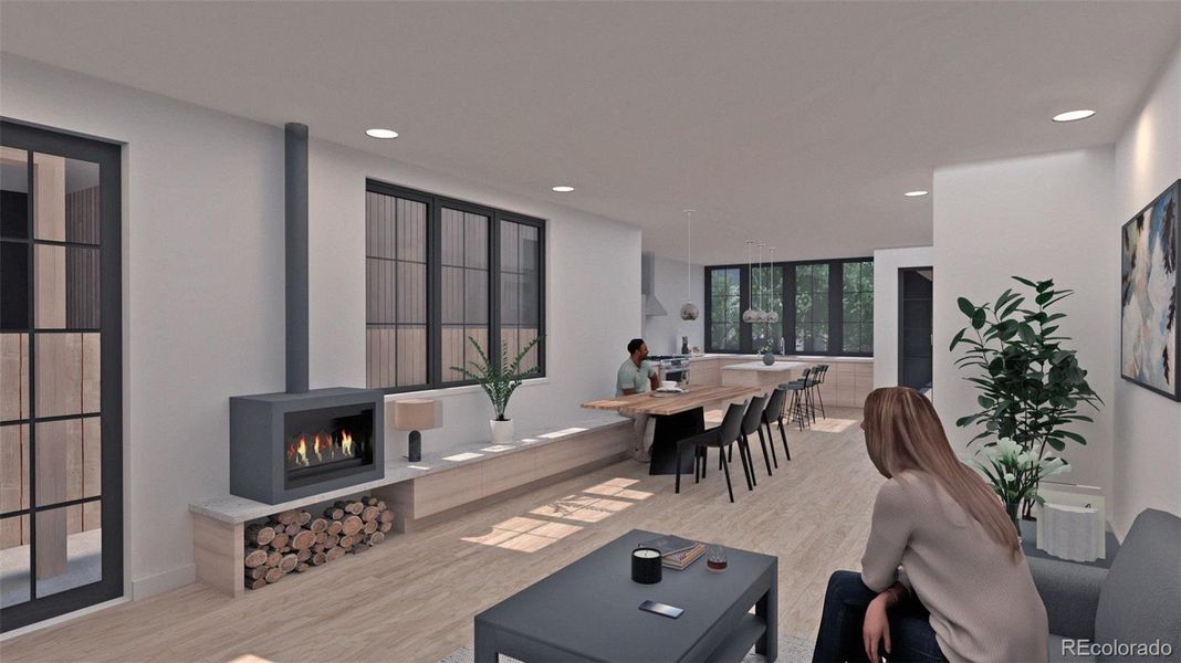 Furnished interior view inside a new home in , Buena Vista (Image 2).