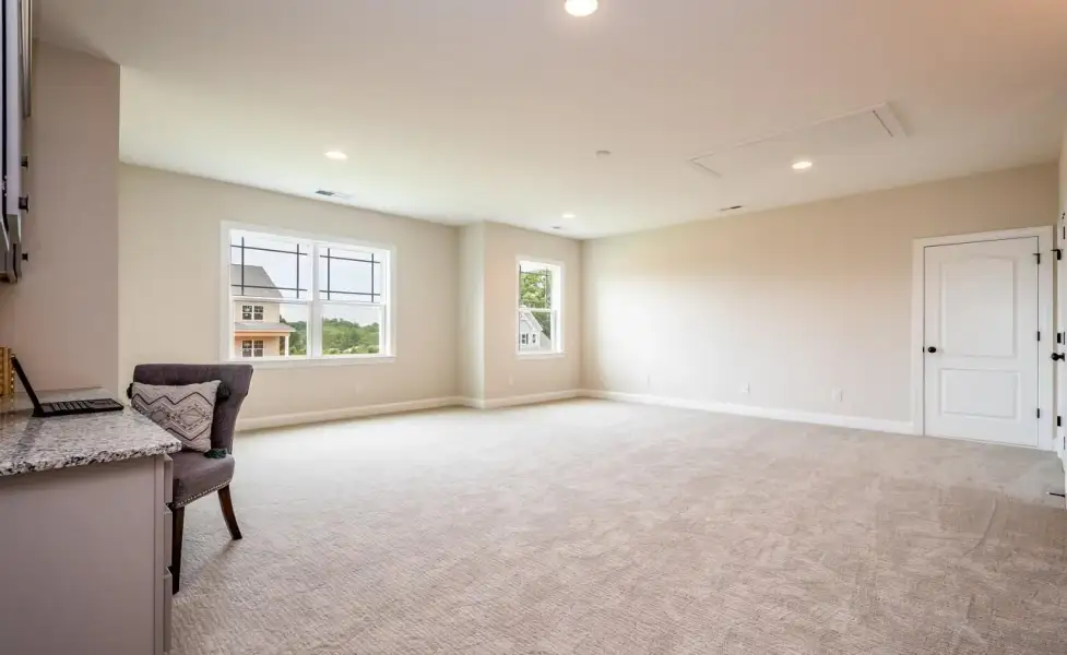 Representative unfurnished interior of a home built from the Berkeley by Greybrook Homes in Deer Brook, Mooresville (Image 29). Representative unfurnished interior of a home built from the Berkeley by Greybrook Homes in Deer Brook, Mooresville (Image 29).