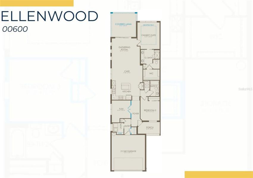 2D floor plan layout of this home in Legacy Groves, Nokomis, FL (Image 2). 2D floor plan layout of this home in Legacy Groves, Nokomis, FL (Image 2).