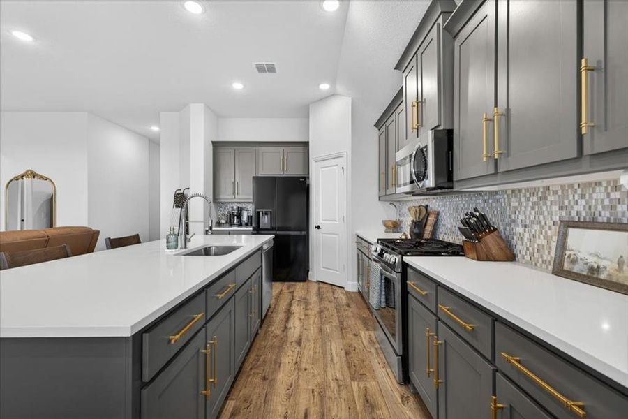 Furnished interior view inside a new home in , Godley (Image 17).