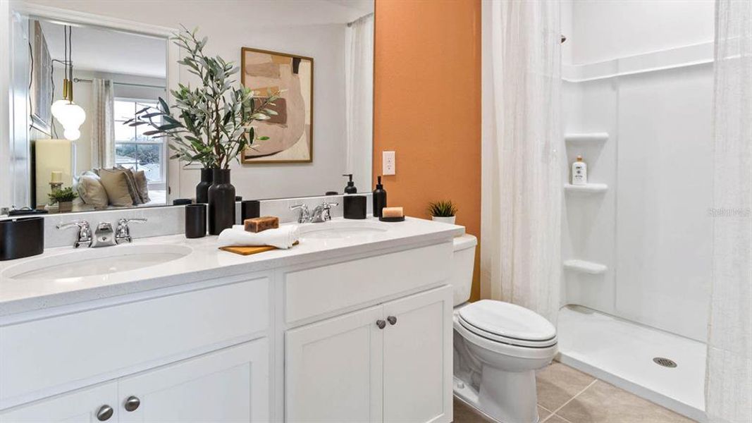 Furnished interior view inside a new home in , Davenport (Image 14).