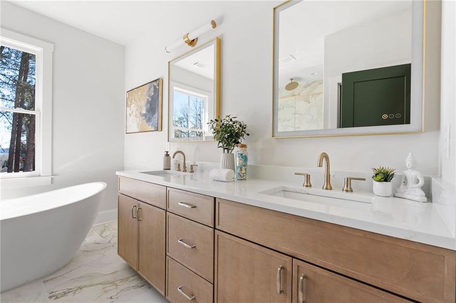 Furnished interior view inside a new home in , Cumming (Image 48).