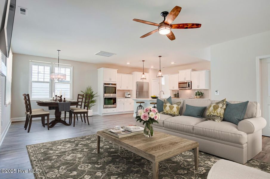 Furnished interior view inside a new home in Legacy Lakes, Aberdeen (Image 11).