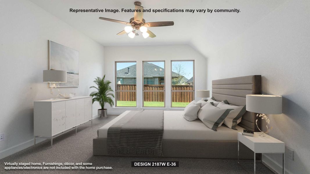 Furnished interior view inside a new home in Juniper Springs, Lockhart (Image 8).