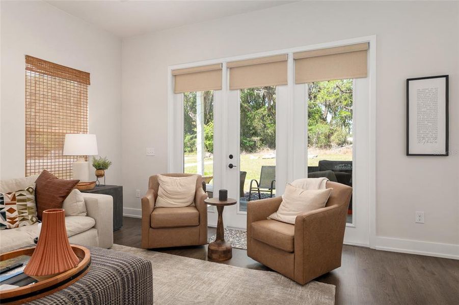 Furnished interior view inside a new home in Fairway Pointe at West End, Newberry (Image 17).