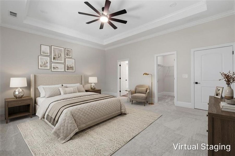 Furnished interior view inside a new home in , Covington (Image 11).