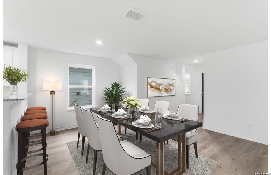 Furnished interior view inside a new home in Dove Song, Marion (Image 3). Furnished interior view inside a new home in Dove Song, Marion (Image 3).