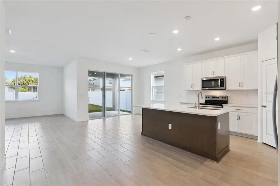 Furnished interior view inside a new home in Prairie Oaks, St. Cloud (Image 3).