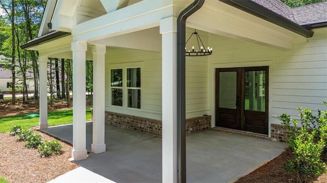 Front exterior of a new home in , Social Circle, GA, highlighting curb appeal (Image 22). Front exterior of a new home in , Social Circle, GA, highlighting curb appeal (Image 22).
