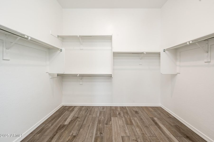 Primary closet Primary closet