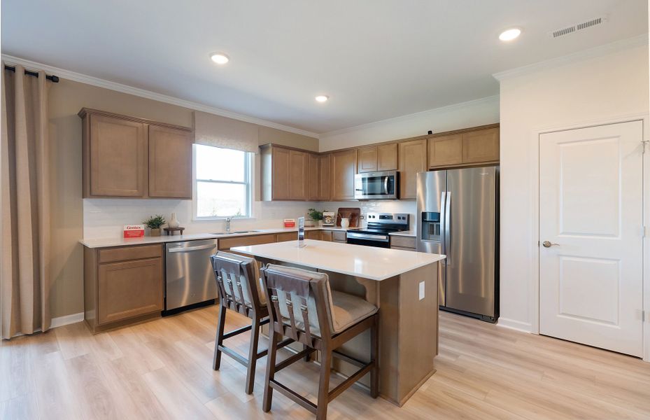 Furnished interior view inside a new home in Highlands of Carter's Station, Columbia (Image 29).