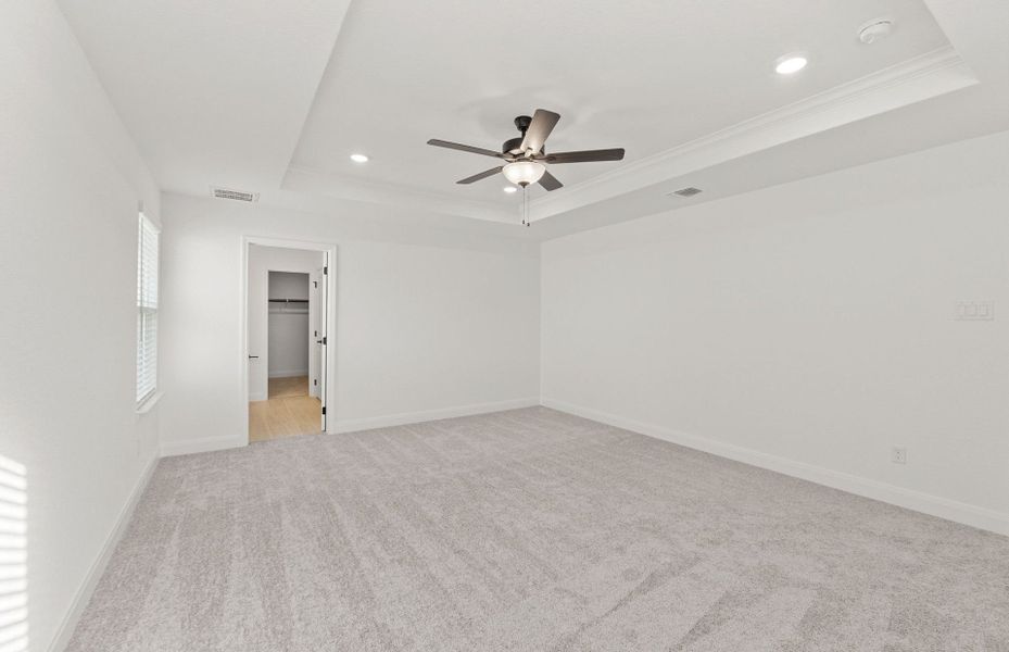 Spacious, unfurnished interior of a new home in Patterson Ranch, Georgetown (Image 42).