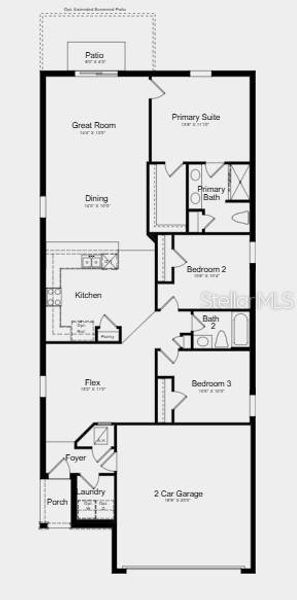 2D floor plan layout of this home in Westview Community Group Page, Kissimmee, FL (Image 2). 2D floor plan layout of this home in Westview Community Group Page, Kissimmee, FL (Image 2).