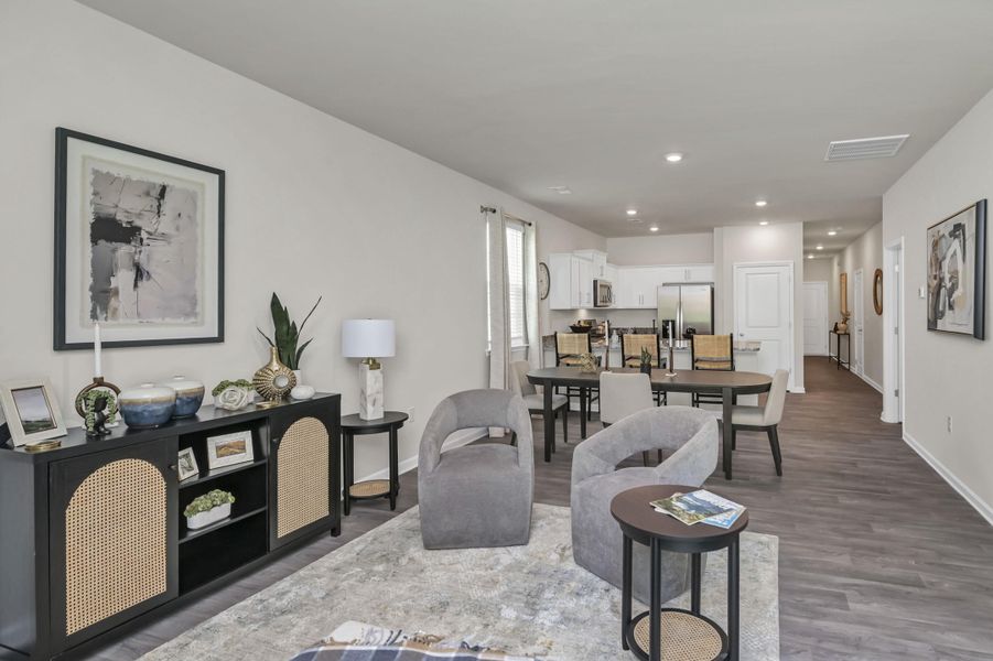 Furnished interior view inside a new home in Mulberry Landing, Orangeburg (Image 25).