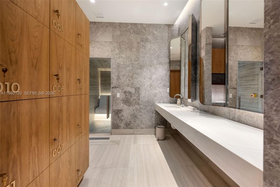 Furnished interior view inside a new home in , Miami (Image 34).