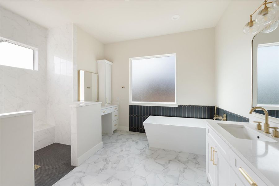 Furnished interior view inside a new home in , Jonestown (Image 8).