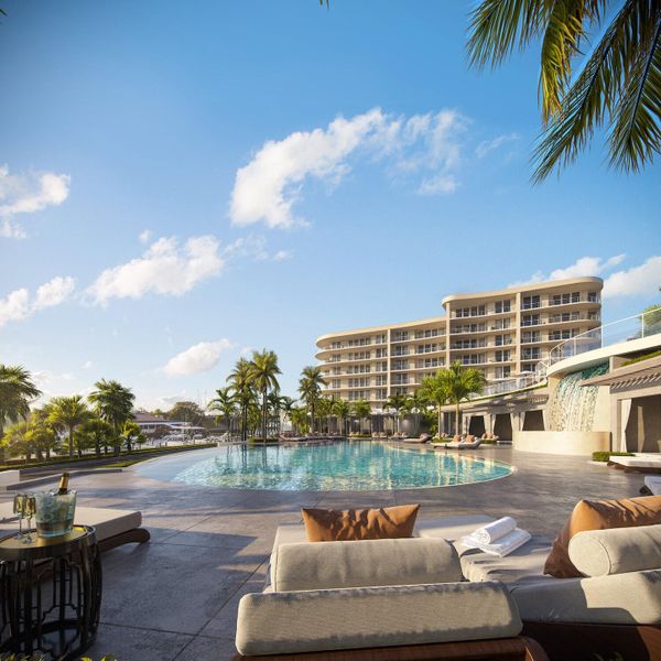 Pool Deck facing North